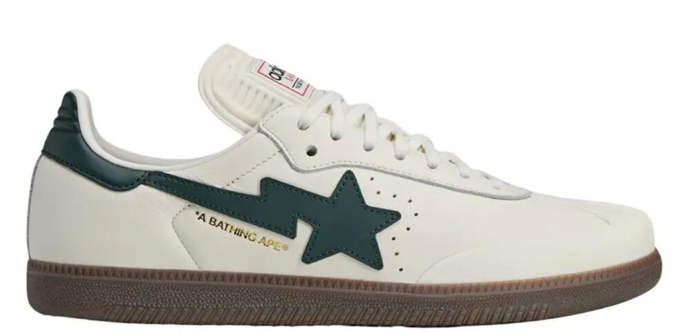 New BAPE X Adidas Samba "World Cup Pack" KJ8852 White/Green Size 13